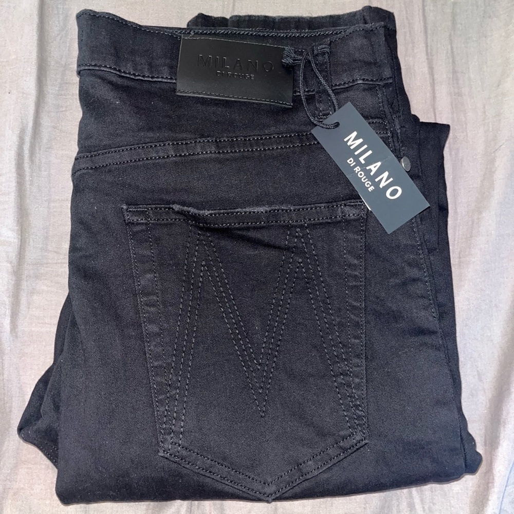 Milano Di rouge black denim jeans